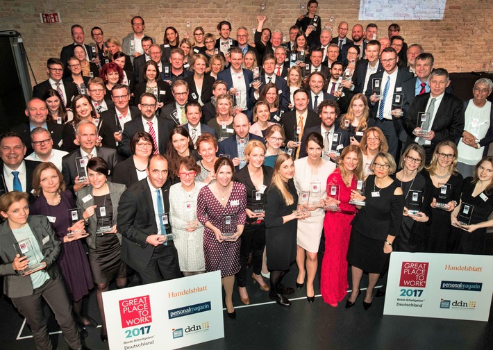 Ausgezeichnet: Das sind Deutschlands Beste Arbeitgeber 2017 (FOTO)