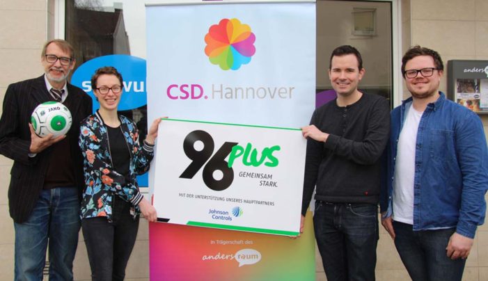 Hannover 96 übernimmt die Schirmherrschaft des Christopher Street Day Hannover (CSD) Hannover 96 übernimmt die Schirmherrschaft des Christopher Street Day Hannover (CSD)