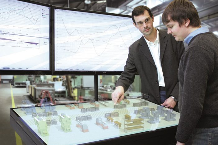 Fraunhofer IGD – Hannover Messe 2017: Produktionsdaten auf einen Blick erfassen Fraunhofer IGD – Hannover Messe 2017: Produktionsdaten auf einen Blick erfassen
