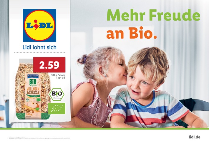 „Mehr Freude für alle“ – Lidl Deutschland startet neuen Markenauftritt / Stärkere Wiedererkennung durch einheitliches Corporate Design (FOTO)