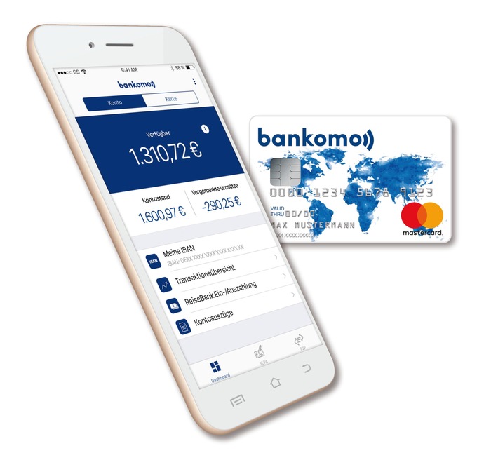 bankomo: das Smartphone-Konto der ReiseBank für Menschen mit hoher Mobilität (FOTO)