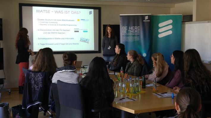 Girls–Day bei Ericsson: Ericssonöffnet technikinteressierten Mädchen die Tür (FOTO)