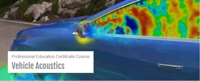Neuer Weiterbildungskurs: Vehicle Acoustics