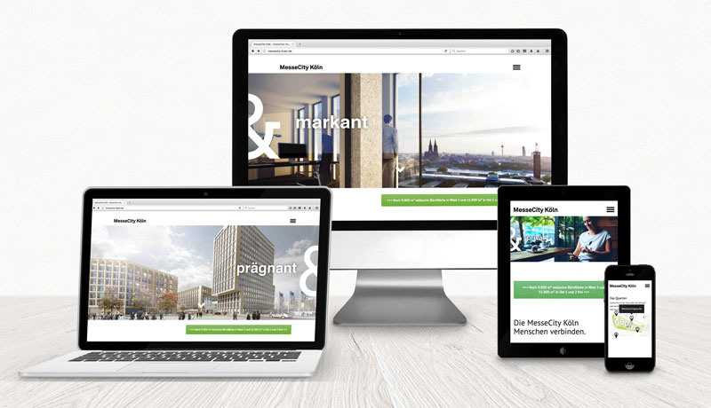 macevent entwickelt Website für MesseCity Köln