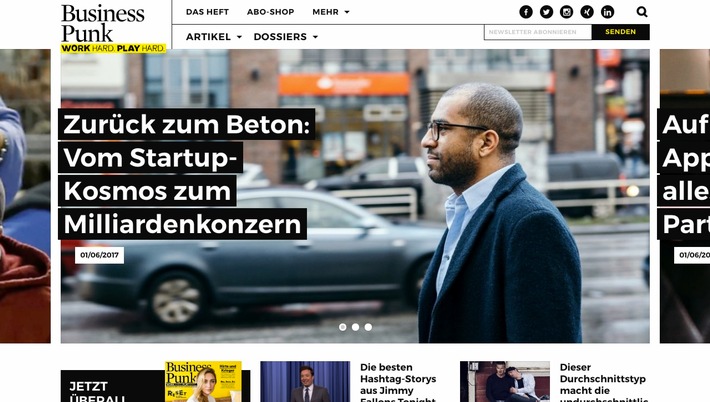 –Business Punk– mit neuem Digitalauftritt und stärkerer Markenidentität (FOTO)