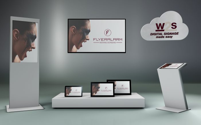 Mit FLYERALARM Moving Screens Kunden am Point of Sale begeistern