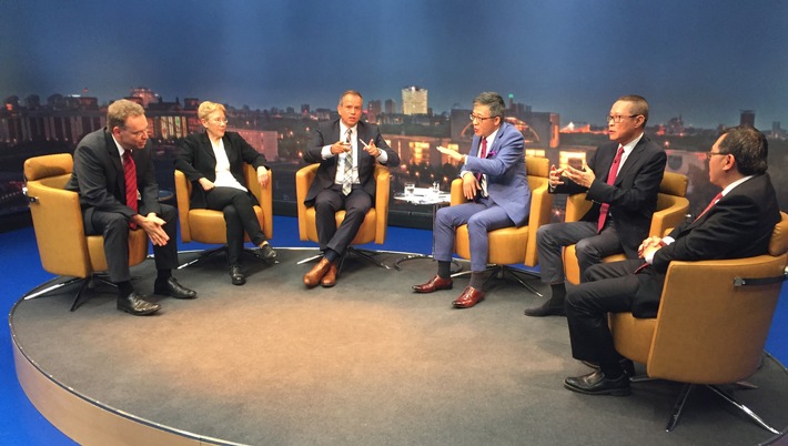 NDR und chinesisches Fernsehen mit gemeinsamer Sendung zu G20 (FOTO)