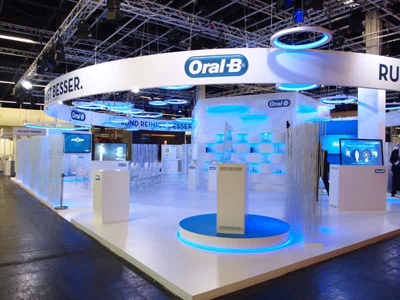 MDL expo baut Messestände für Oral-B