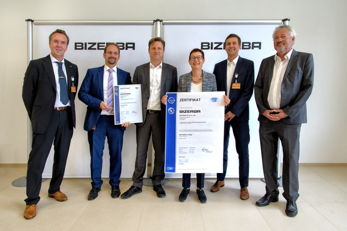 Gesundes Unternehmen / DQS zertifiziert Betriebliches Gesundheitsmanagement von Bizerba nach DIN SPEC 91020 (FOTO)