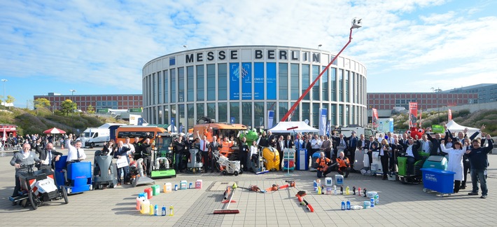Zahlreiche Weltpremieren auf der CMS Berlin 2017: Globaler Reinigungsgipfel startet mit Parade der Reinigungsprodukte (FOTO)