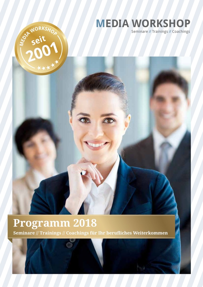 Media Workshop veröffentlicht neues Seminarprogramm 2018 (FOTO)