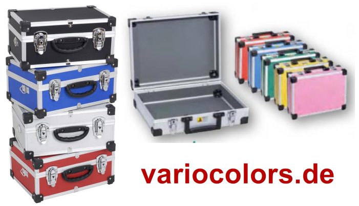 VarioColors bringt Aufbewahrungskoffer für Verpackung und Präsentation