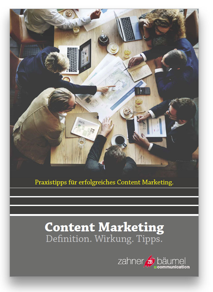 zahner bäumel communication: Whitepaper Content Marketing veröffentlicht