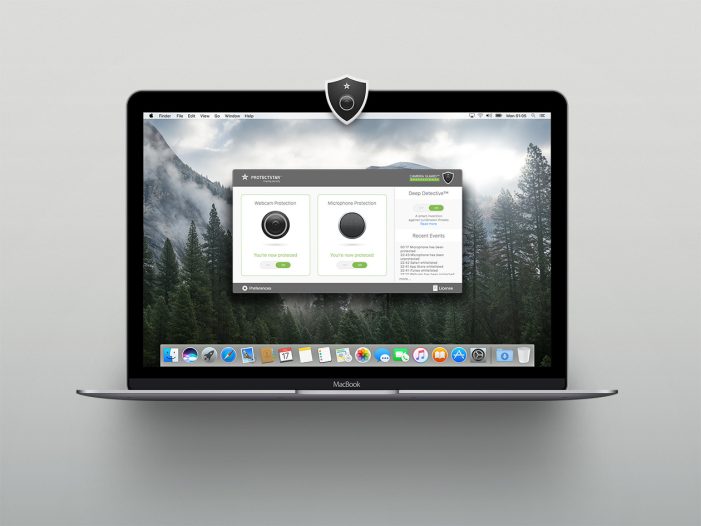 Camera Guard 2 für Mac blockiert Webkamera und Mikrofon
