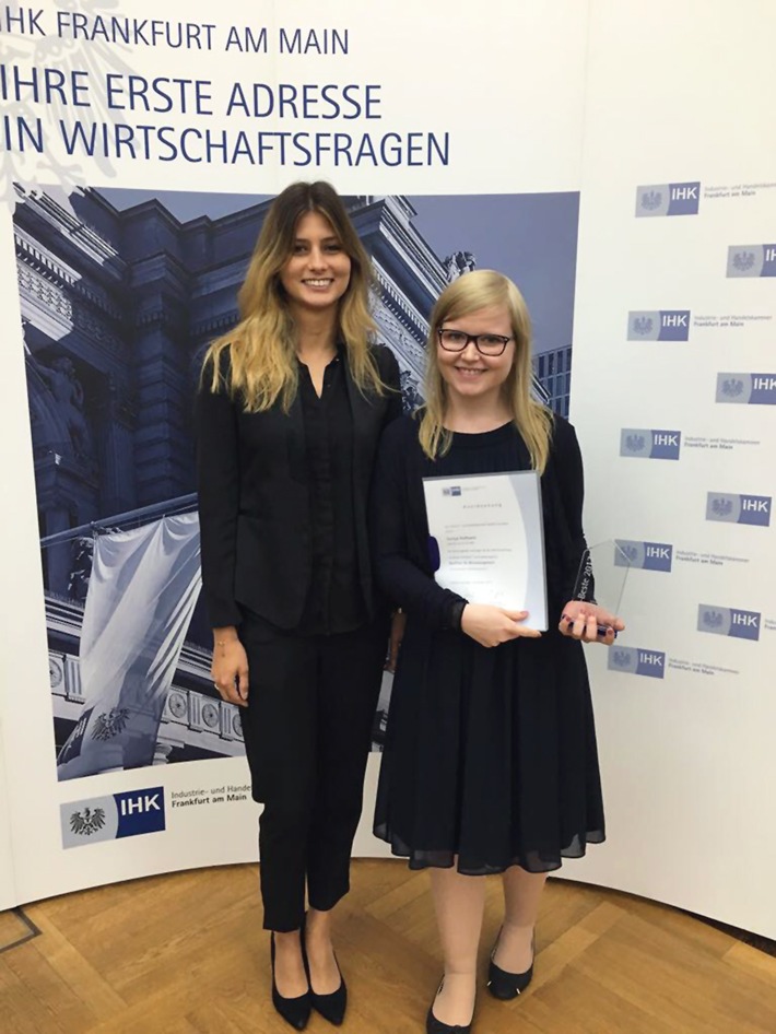 Ehre wem Ehre gebührt / DQS-Azubi gehört zu den Besten Frankfurts (FOTO)