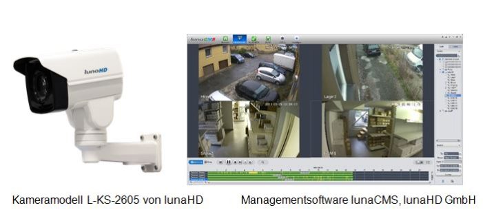 EsSita 2017: lunaHD präsentiert HD-CVI-Überwachungssysteme