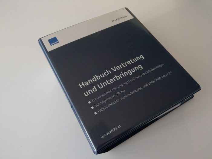 Neues Werk über die Vertretung Erwachsener und Minderjähriger Neues Werk über die Vertretung Erwachsener und Minderjähriger