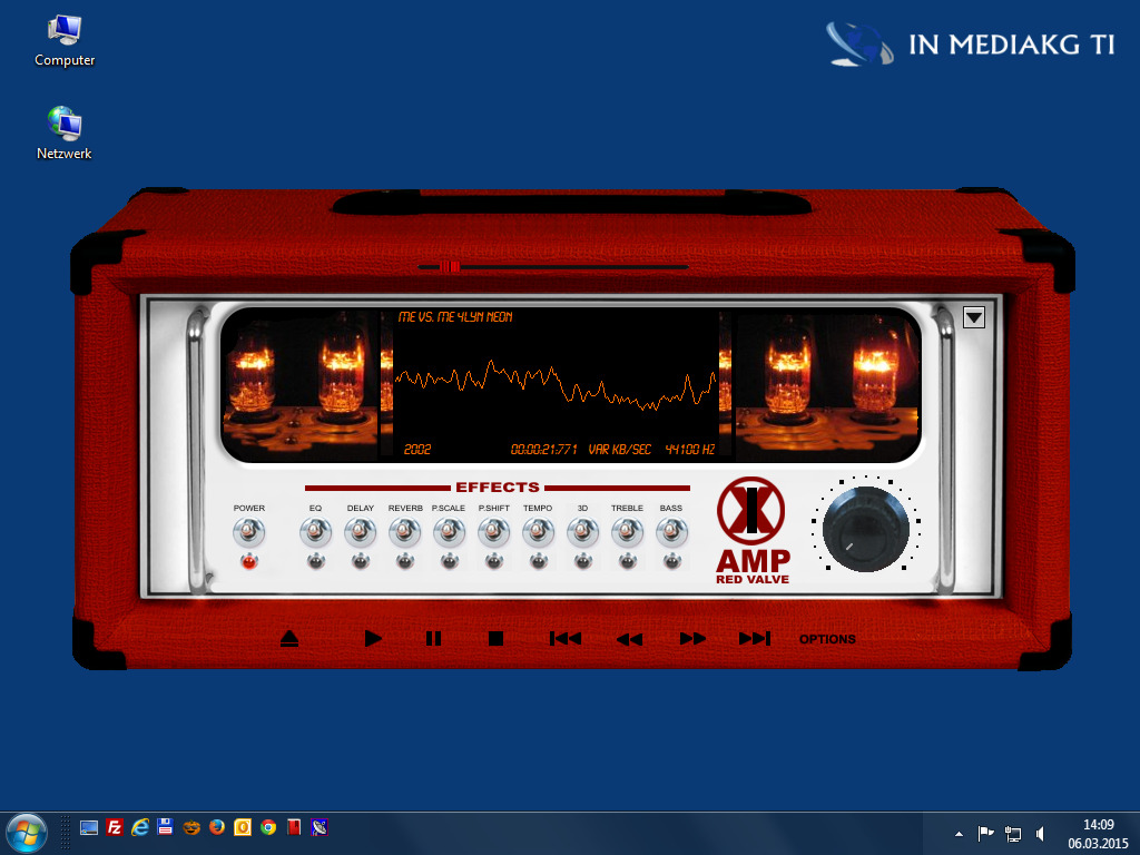 Audio Player 1X-AMP jetzt mit neuen tollen Designs
