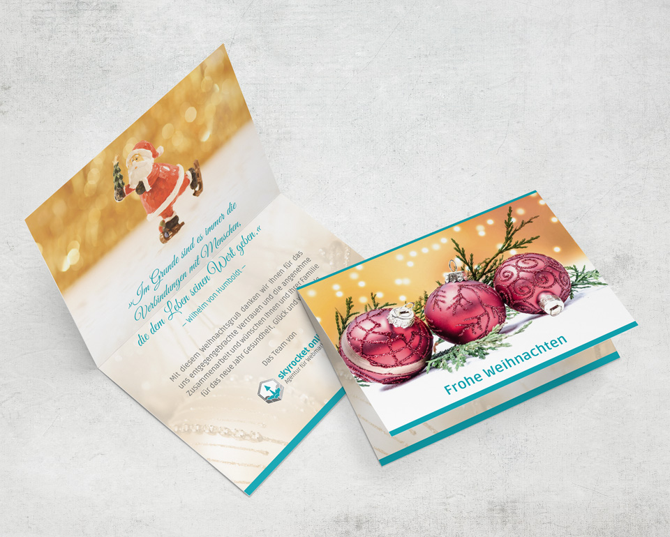 Ausgefallene Weihnachtsgeschenke für Kunden mit Logo