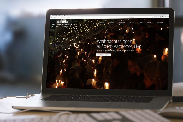 GRÜN Software AG Sponsor beim Weihnachtssingen Aachen