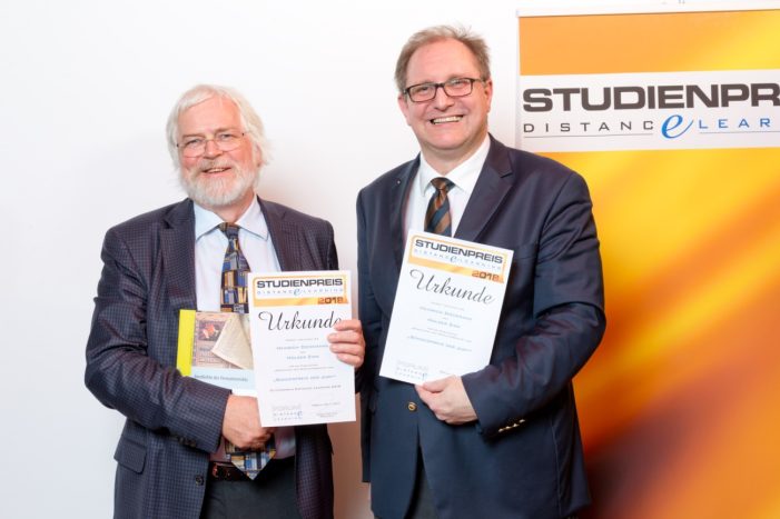Forum Distance-Learning zeichnet Holger Zinn und Heinrich Dieckmann aus