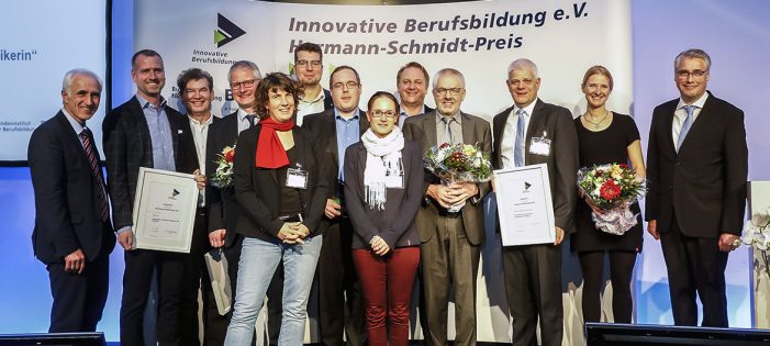 Innovative Berufsbildung für Industrie und Handwerk 4.0: Vier Projekte erhalten den Hermann-Schmidt-Preis 2017
