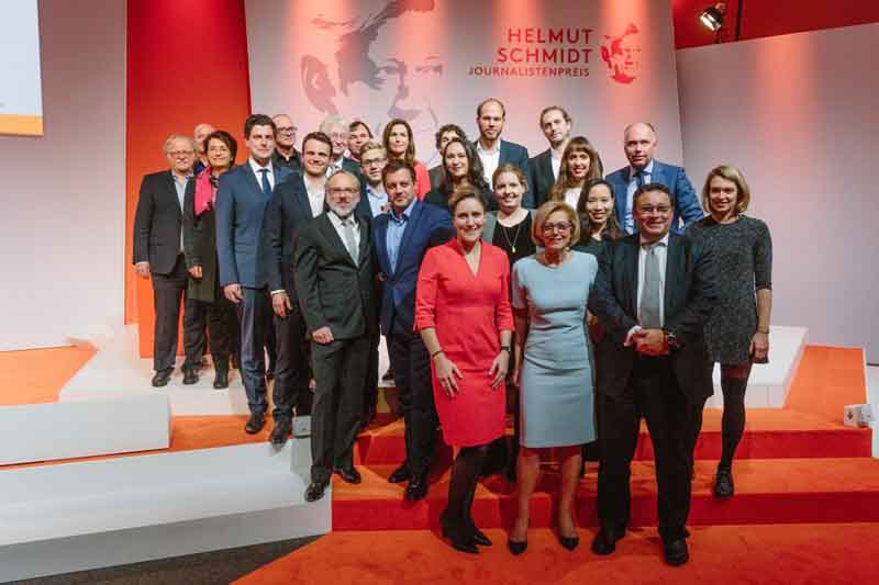 VOSS+FISCHER realisiert Helmut Schmidt Journalistenpreis in Frankfurt