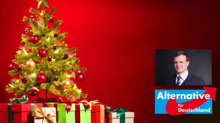 AfD: Falk Rodig wünscht armen Kindern in Berlin-Lichtenberg Frohe Weihnachten