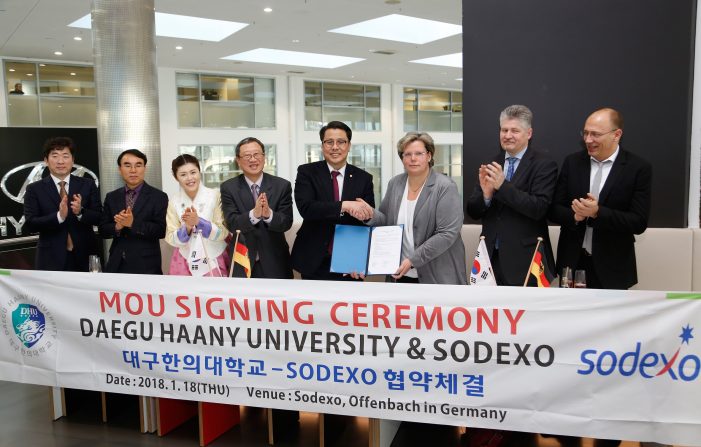 Sodexo und Südkoreas Daegu Haany Universität intensivieren Zusammenarbeit