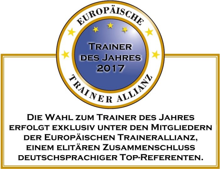 Personifizierte Zielerreichung: Norman Gräter ist „Trainer des Jahres 2017“