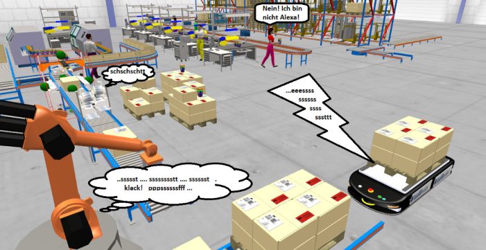 Virtuelle Logistikplanung mit 3D-Brille