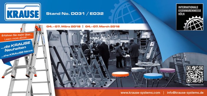 Steigtechnik auf der Eisenwarenmesse 2018: