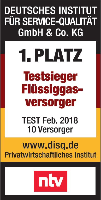 Knauber als bester Flüssiggasversorger ausgezeichnet