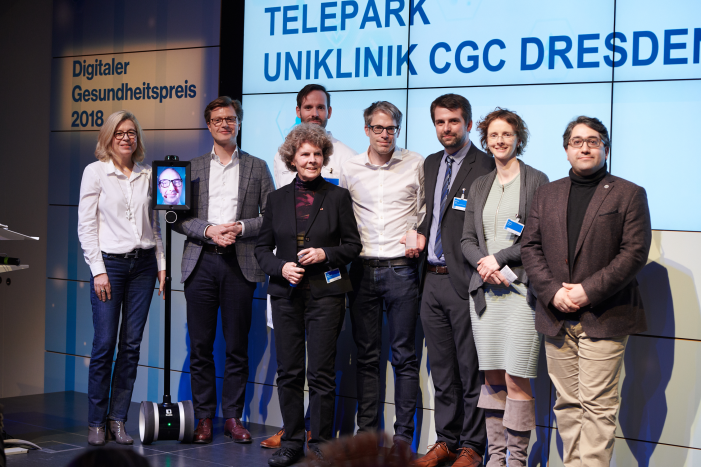 TelePark gewinnt Digitalen Gesundheitspreis: Forschungsprojekt für Parkinsonpatienten ausgezeichnet TelePark gewinnt Digitalen Gesundheitspreis: Forschungsprojekt für Parkinsonpatienten ausgezeichnet