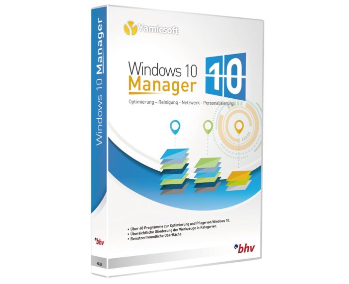 „Windows 10 Manager“ von bhv für PCs und Notebooks „Windows 10 Manager“ von bhv für PCs und Notebooks