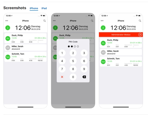 ZEP Clock App: Jetzt auch für iPhone und iPad