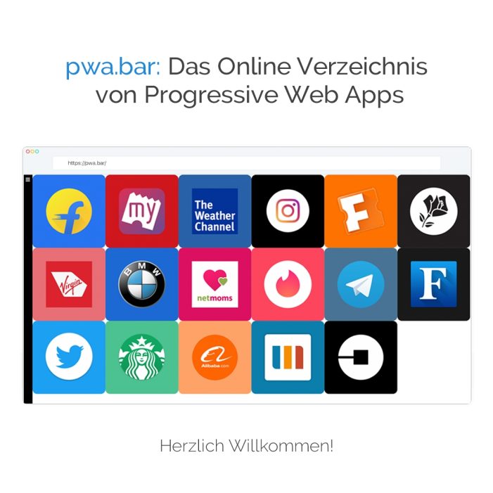 PWA.BAR: der Showroom für Progressive Web Apps PWA.BAR: der Showroom für Progressive Web Apps