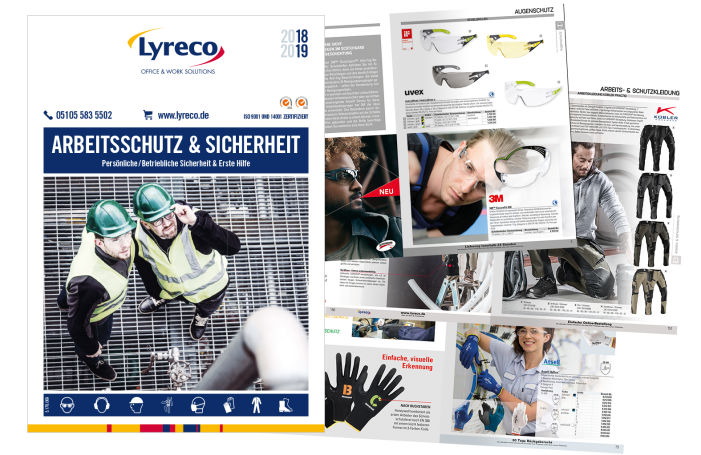 Lyreco präsentiert neuen Katalog für Arbeitsschutz & Sicherheit Lyreco präsentiert neuen Katalog für Arbeitsschutz & Sicherheit
