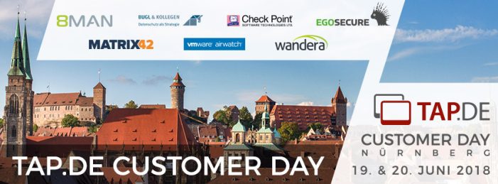 TAP.DE Customer Day: Aufklärung in Sachen DSGVO & Digitalisierung