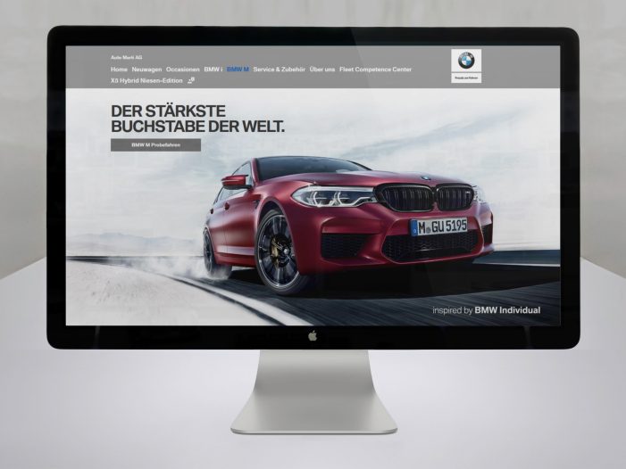 BMW Schweiz AG vertraut bei Roll-out ihrer Händlerseiten auf Bright Solutions