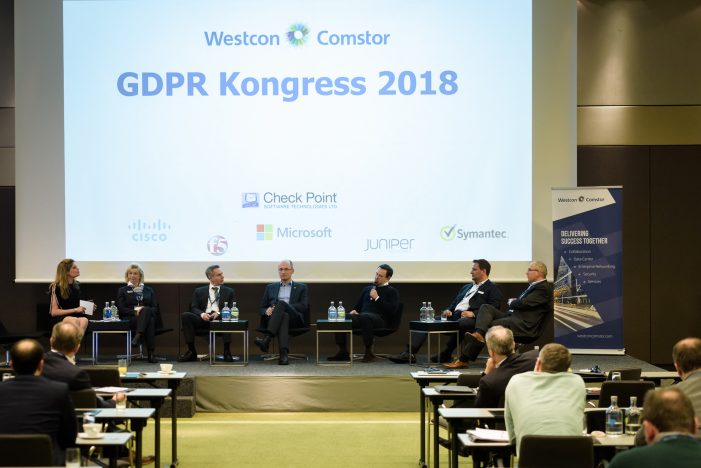 Über 100 Besucher beim Westcon-Comstor GDPR Kongress Über 100 Besucher beim Westcon-Comstor GDPR Kongress
