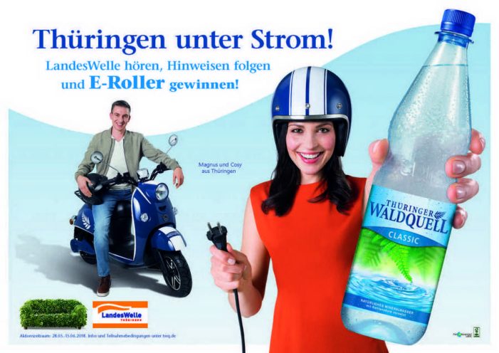 Thüringer Waldquell setzt „Thüringen unter Strom!“