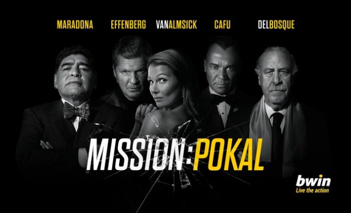 „Mission: Pokal“: Maradona, Effenberg, van Almsick, Cafu oder del Bosque: Wer hat die WM-Trophäe gestohlen? bwin startet am 14. Mai Kampagne im Hollywoodformat (FOTO)
