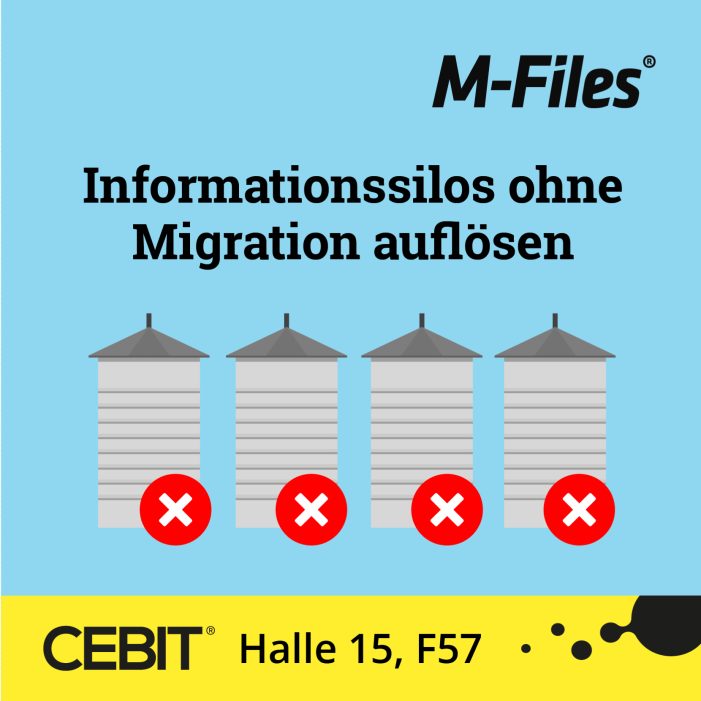 M-Files auf der CEBIT 2018: Das Ende der Infosilos