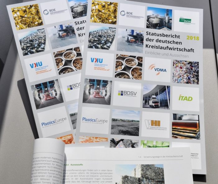 Statusbericht Kreislaufwirtschaft von neun Fachverbänden veröffentlicht (FOTO)