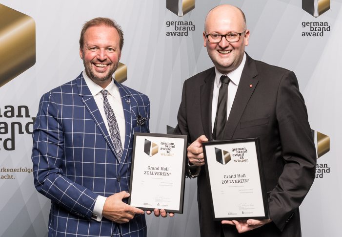 Grand Hall ZOLLVEREIN® gewinnt 2 German Brand Awards
