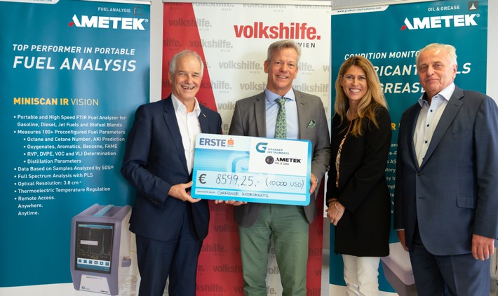 AMETEK Grabner Instruments unterstützt die Volkshilfe Wien – BILD