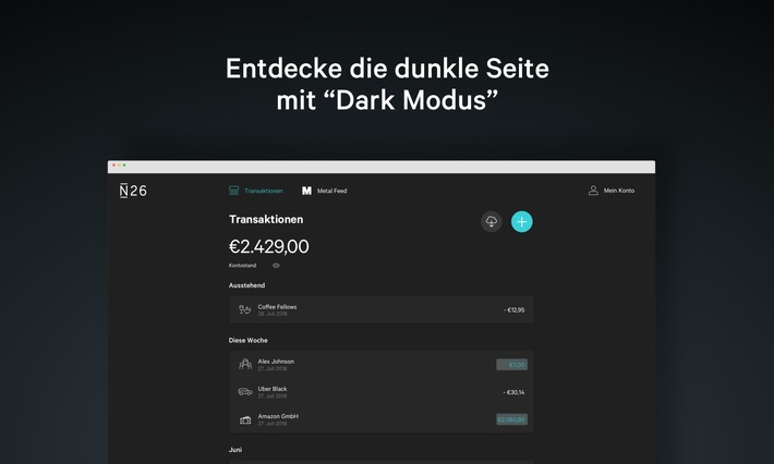 Die mobile Bank stellt Anwendung fürs Web vor – Das N26 Banking-Erlebnis gibt es ab jetzt für alle Devices (FOTO)