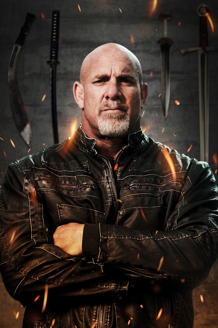 Vom Wrestling zum Messerwettkampf: Bill Goldberg präsentiert neue Contest-Show „Forged in Fire – Messerscharf“ ab 27. September auf HISTORY (FOTO)