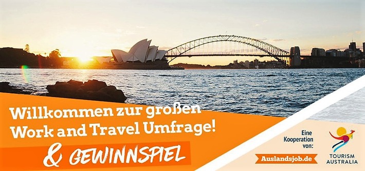 Work-and-Travel-Umfrage 2018 für junge Leute mit Fernweh: Mitmachen und gewinnen (FOTO)